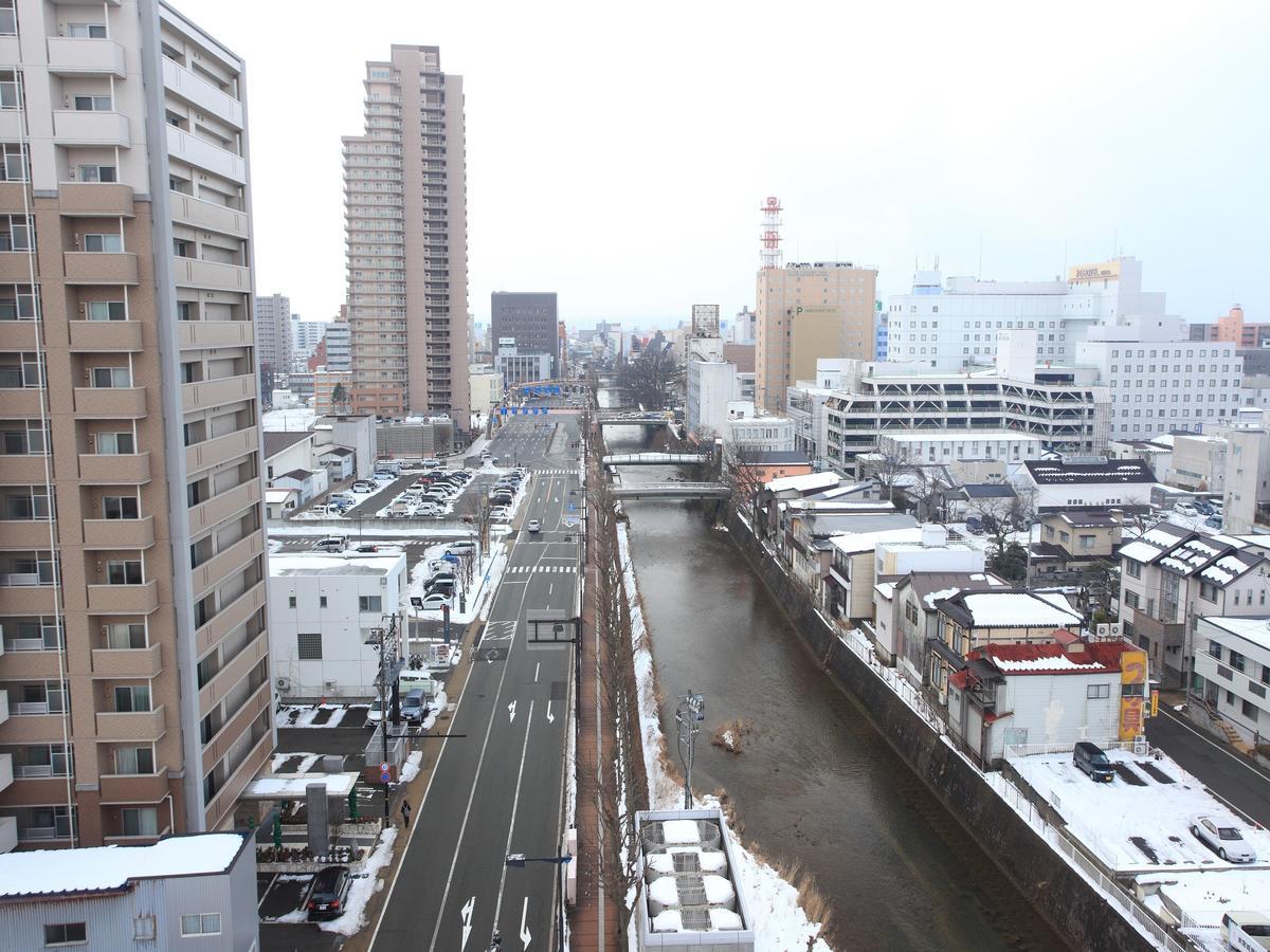 Apa Hotel Akita Senshu Koen Bagian luar foto